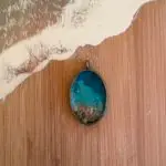 Handmade ocean pendant